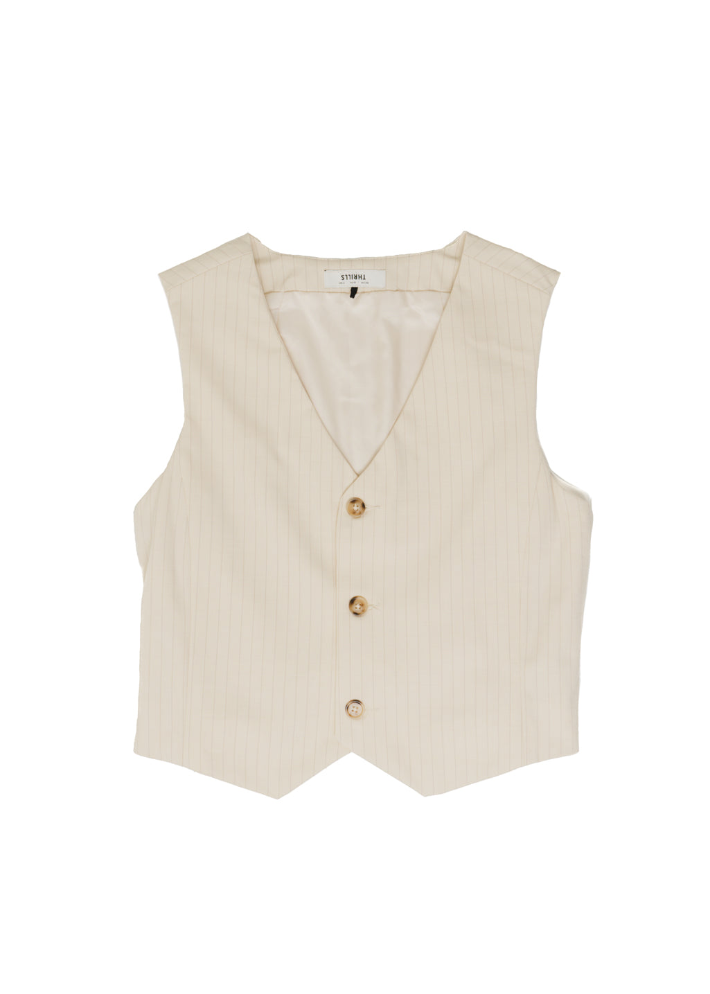 THRILLS - Agnes Vest - Milk - Hardpressed Print Studio Inc.