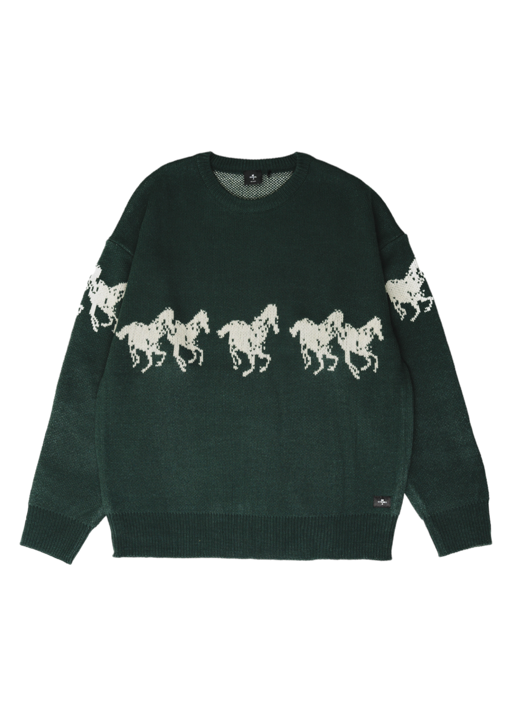 THRILLS - Chariot Rides on Crew Knit - Dark Jade - Hardpressed Print Studio Inc.