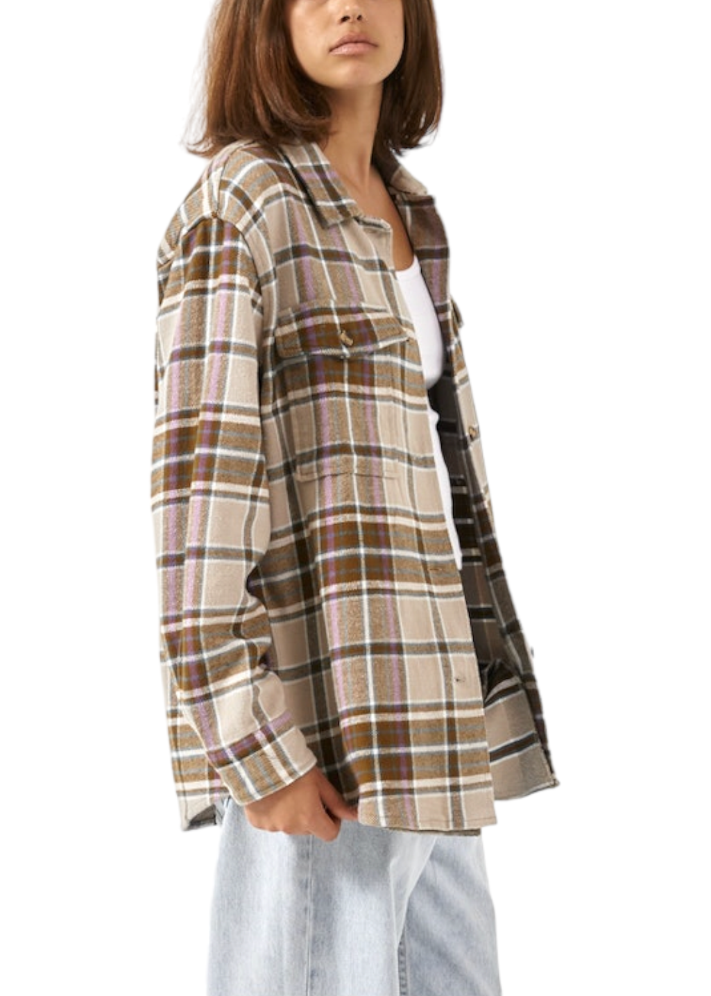 THRILLS - Coat of Thrills Overshirt - Sandstone - Hardpressed Print Studio Inc.