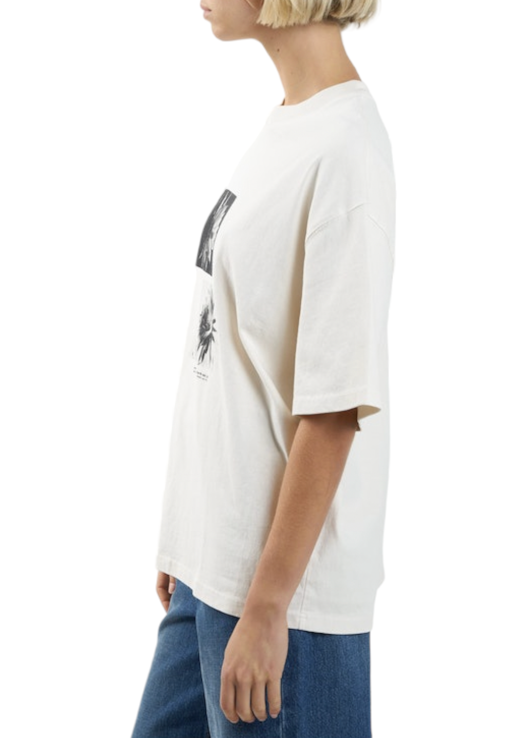 THRILLS - Dark Lily Oversized Tee - Heritage White - Hardpressed Print Studio Inc.