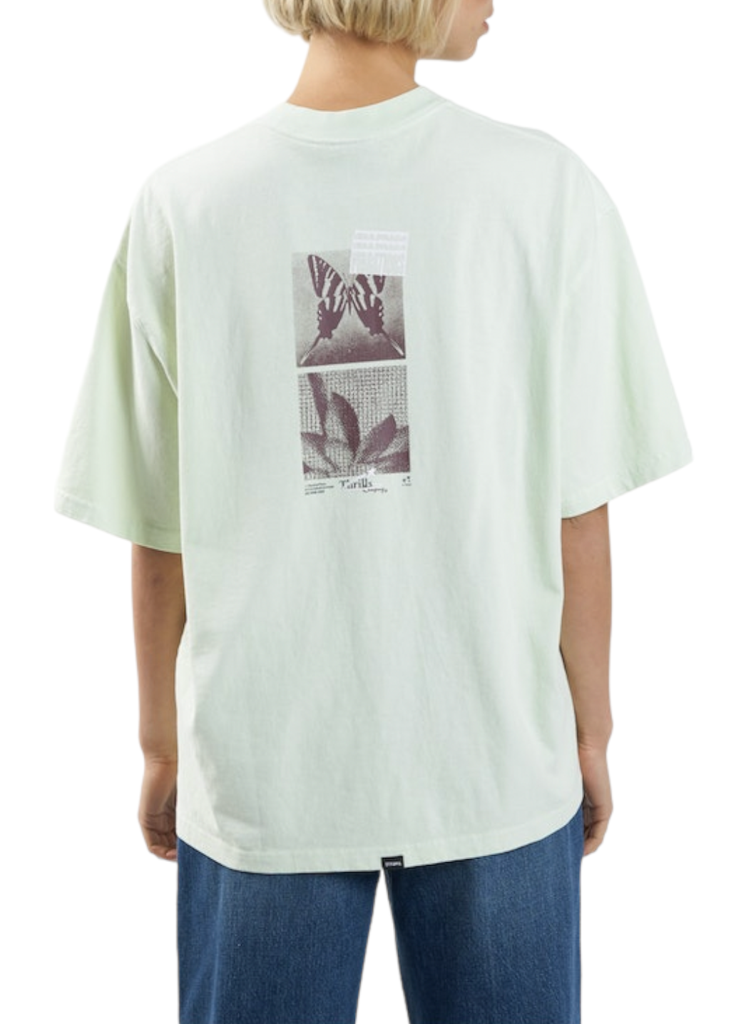 THRILLS - Earths Vibrations Oversized Tee - Washed Mint - Hardpressed Print Studio Inc.