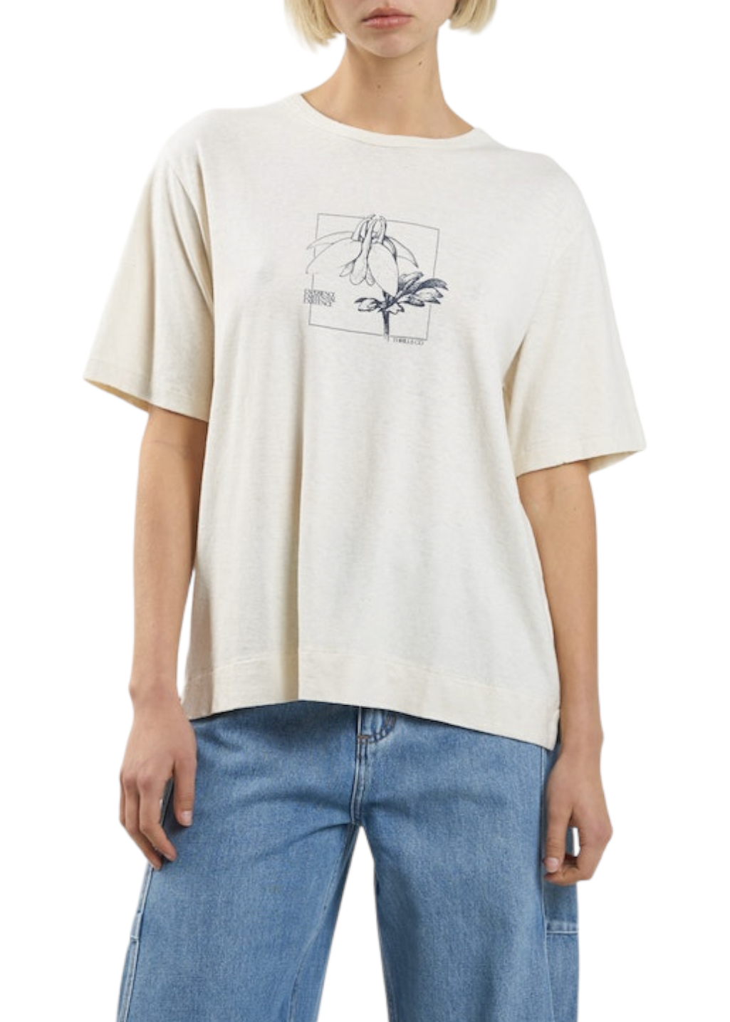 THRILLS - Experience Hemp Box Tee - Unbleached - Hardpressed Print Studio Inc.