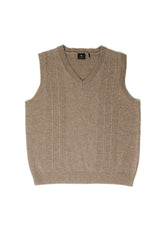 THRILLS - Imperial Jacquard Knit Vest - Sand - Hardpressed Print Studio Inc.