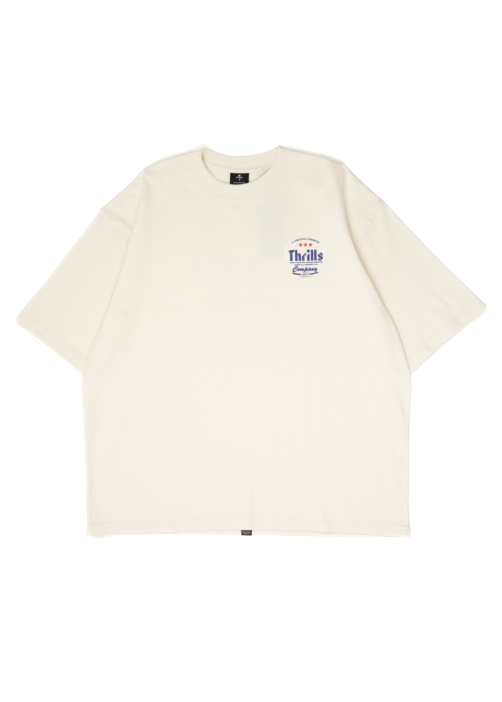 THRILLS - Original Strength Oversized Tee - Heritage White