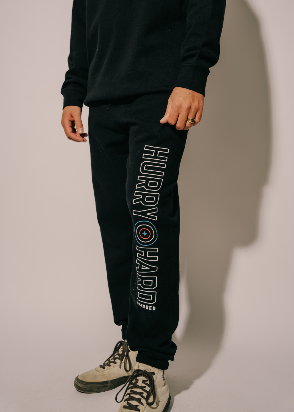 The House Sweatpants | Black | Unisex - Hardpressed Print Studio Inc.