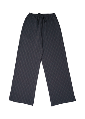 THRILLS - Colby Drawstring Pant - Charcoal Pinstripe