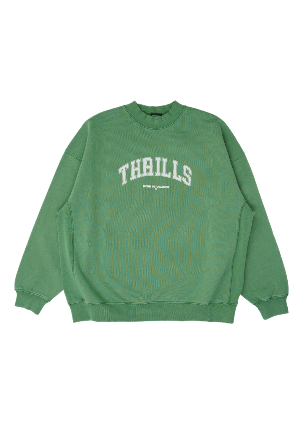 THRILLS - Hard Knocks Cocoon Panel Crew - Elm Green