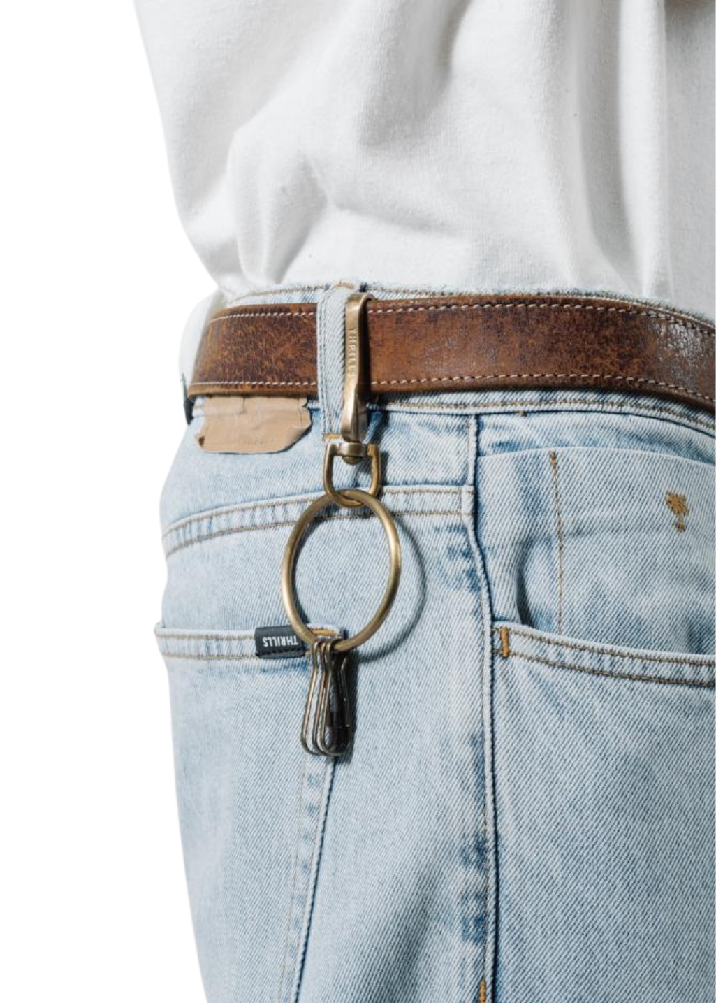 THRILLS - Thrills Keyring - Anti. Brass