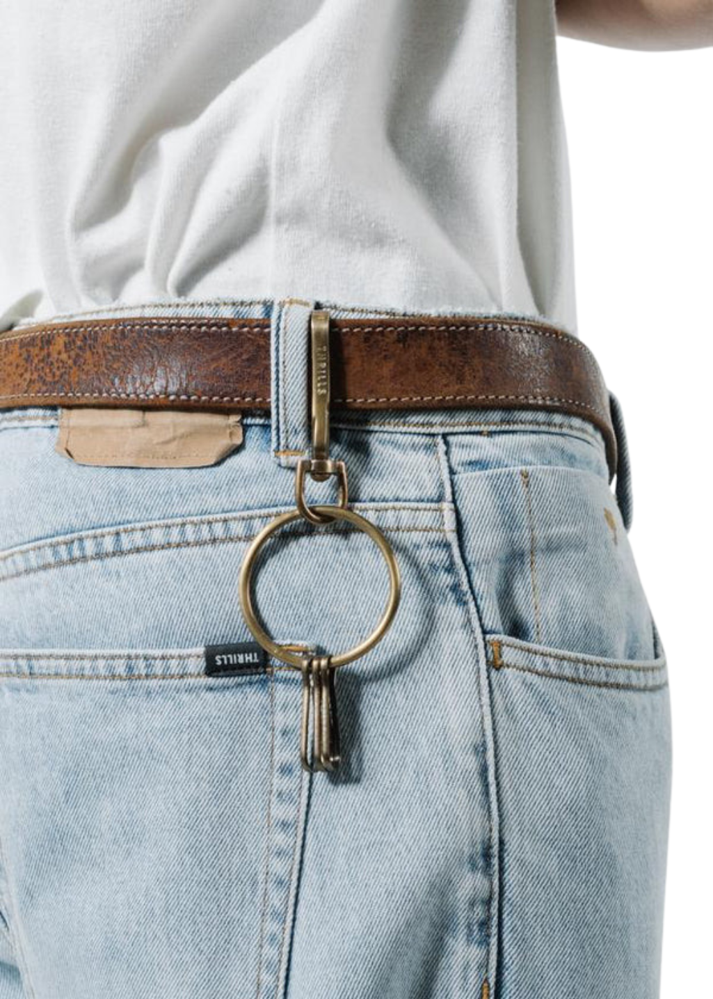 THRILLS - Thrills Keyring - Anti. Brass