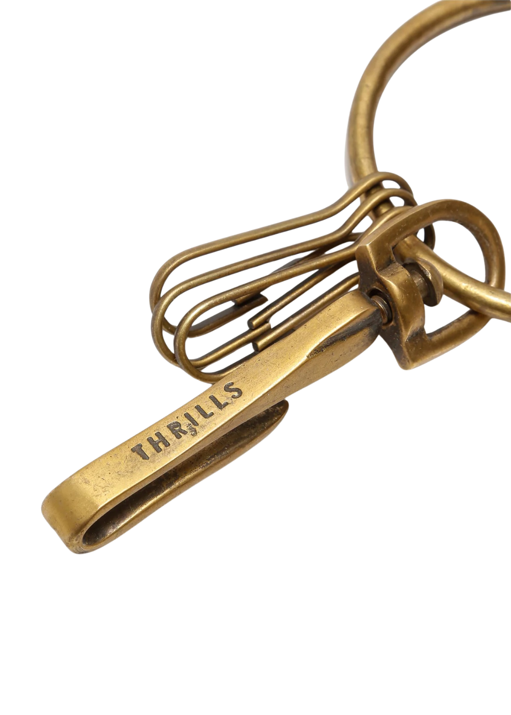 THRILLS - Thrills Keyring - Anti. Brass