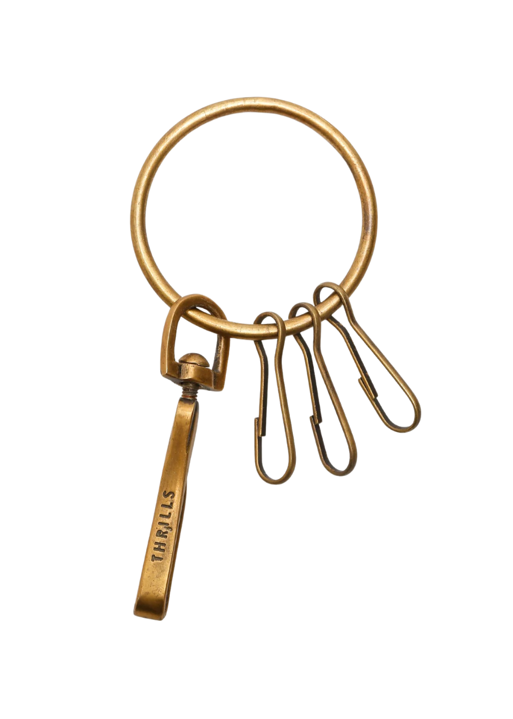 THRILLS - Thrills Keyring - Anti. Brass