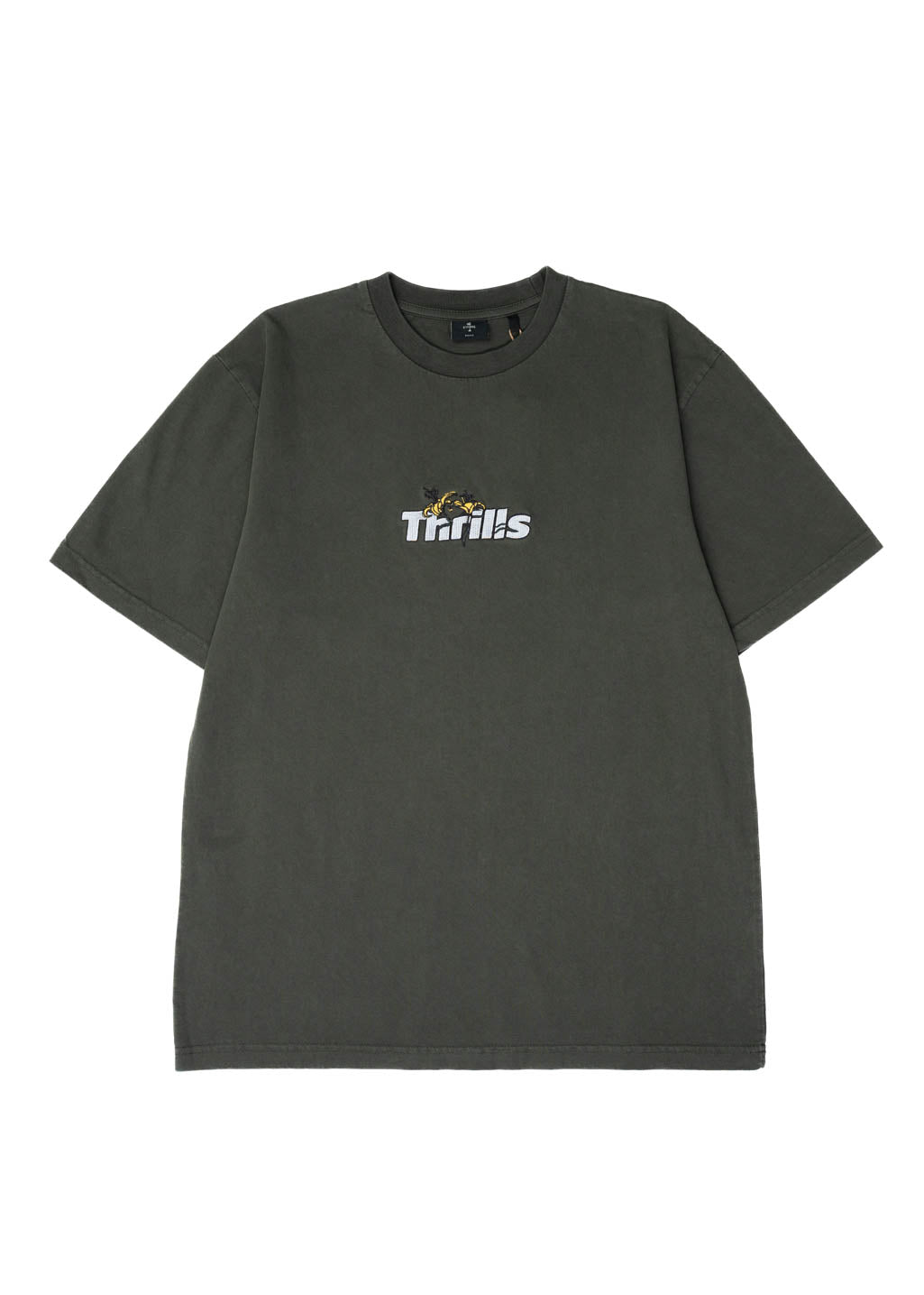 THRILLS - Solace Of Nature Oversize Fit Tee - Oil Green