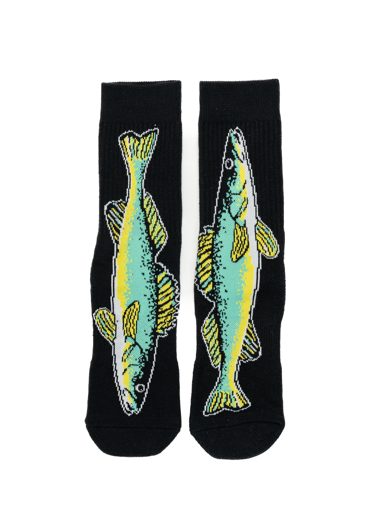 Walleye Do is Win Socks | Black