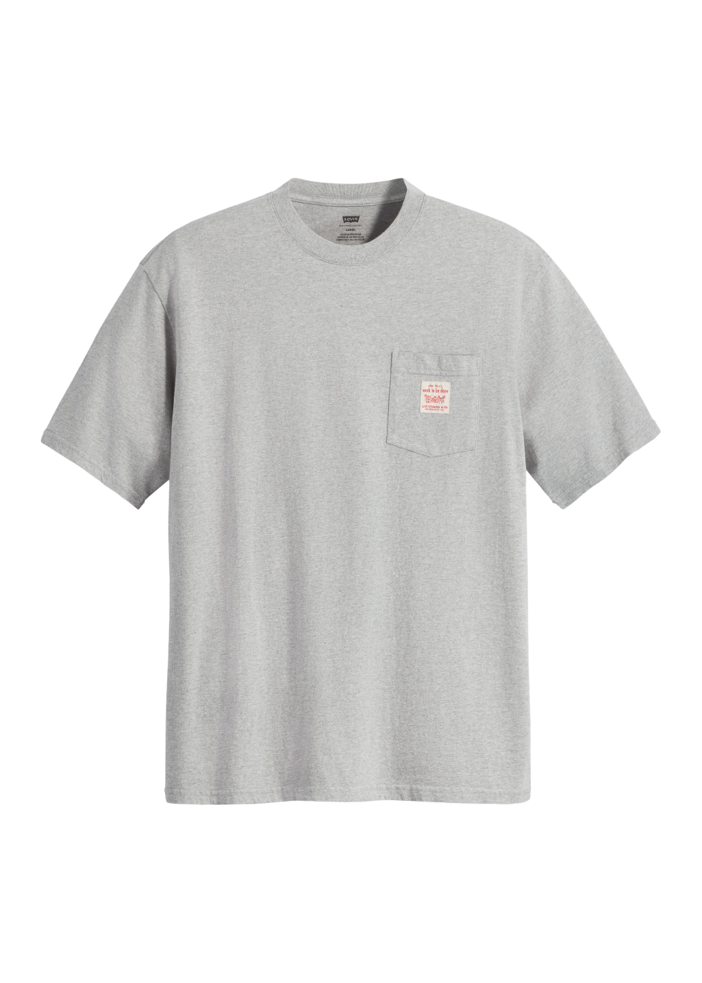 Levi's - SS Workwear Tee - Mid Tone Grey Heather - Hardpressed Print Studio Inc.