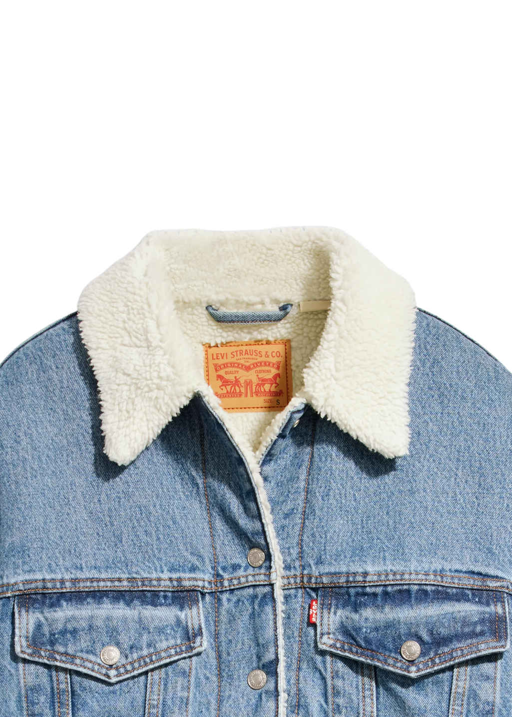 Levi's trucker jacket sherpa sales