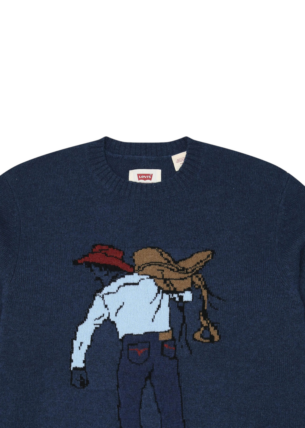 Levi s Men s Original Housemark Sweater Navy Size Small