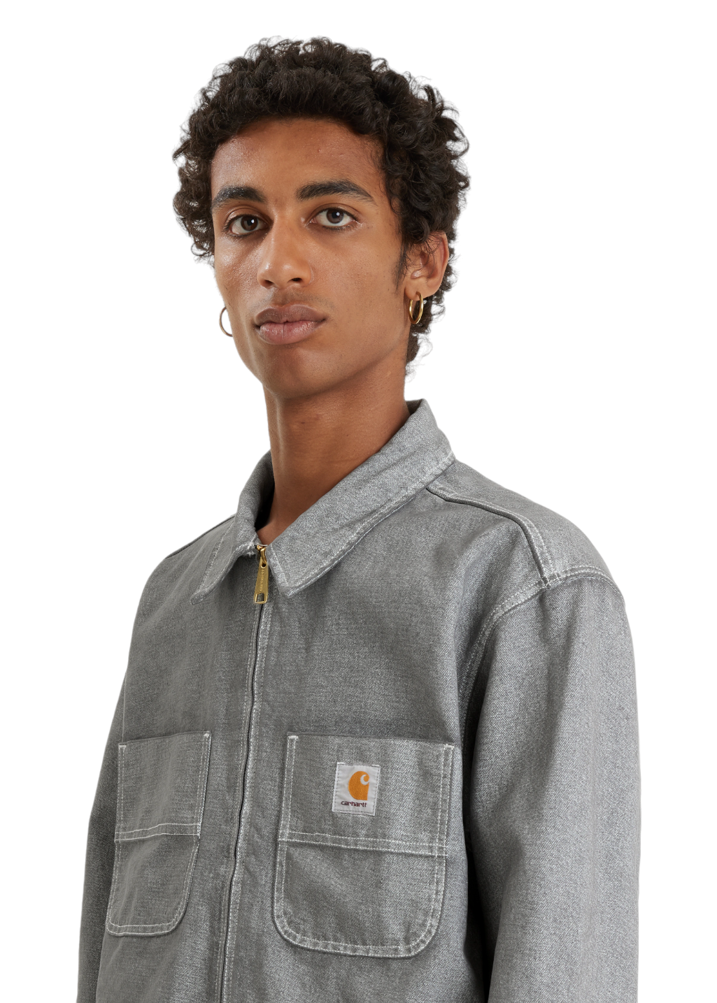 Carhartt WIP - Garen Shirt Jacket - Wax/Blacksmith Stone Washed - Hardpressed Print Studio Inc.