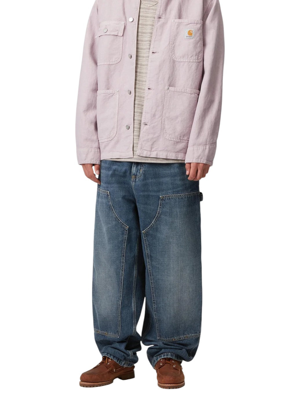 Carhartt WIP - OG Double Knee Pant - Blue Dark Used Wash
