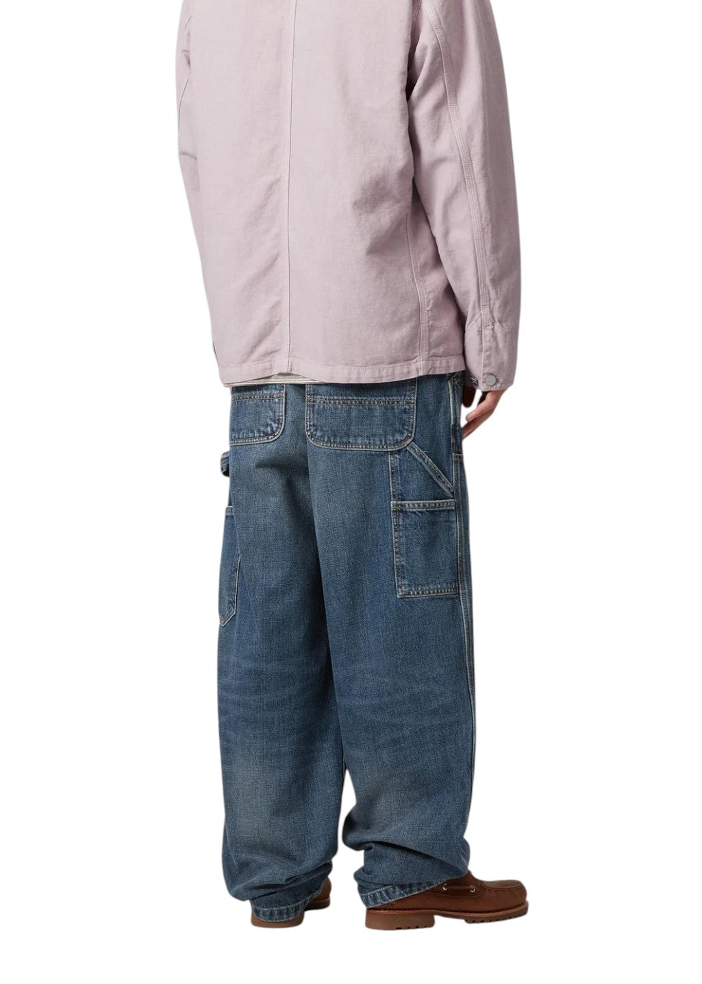 Carhartt WIP - OG Double Knee Pant - Blue Dark Used Wash