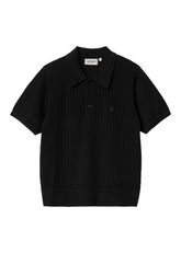 Carhartt WIP - W' S/S Norlina Polo Knit - Black