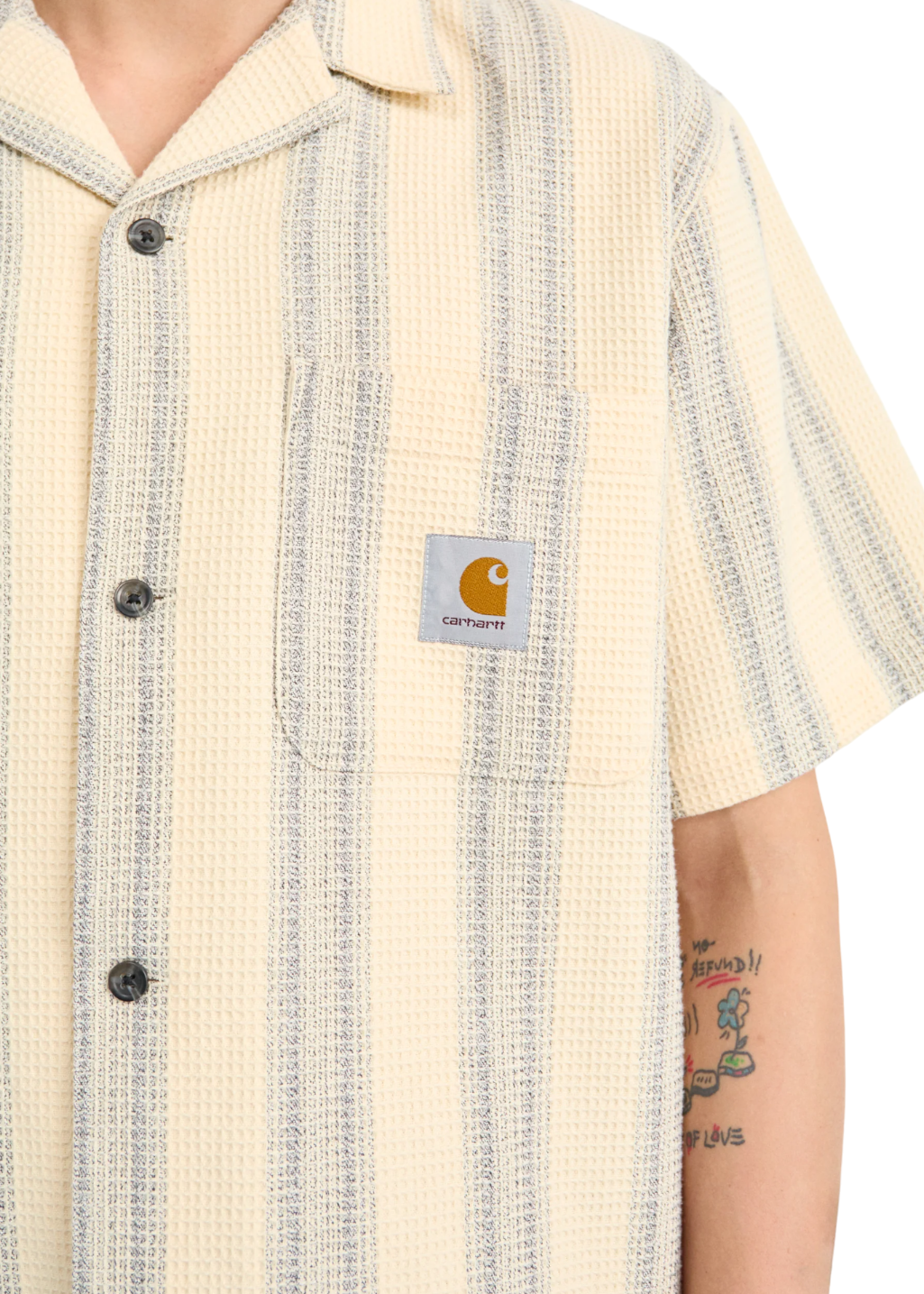 Carhartt WIP - S/S Dodson Shirt - Natural - Hardpressed Print Studio Inc.