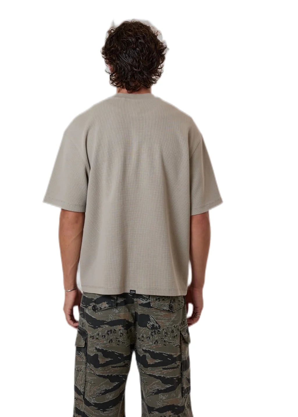 Arts & Industrial Box Fit Oversize Short Waffle Tee