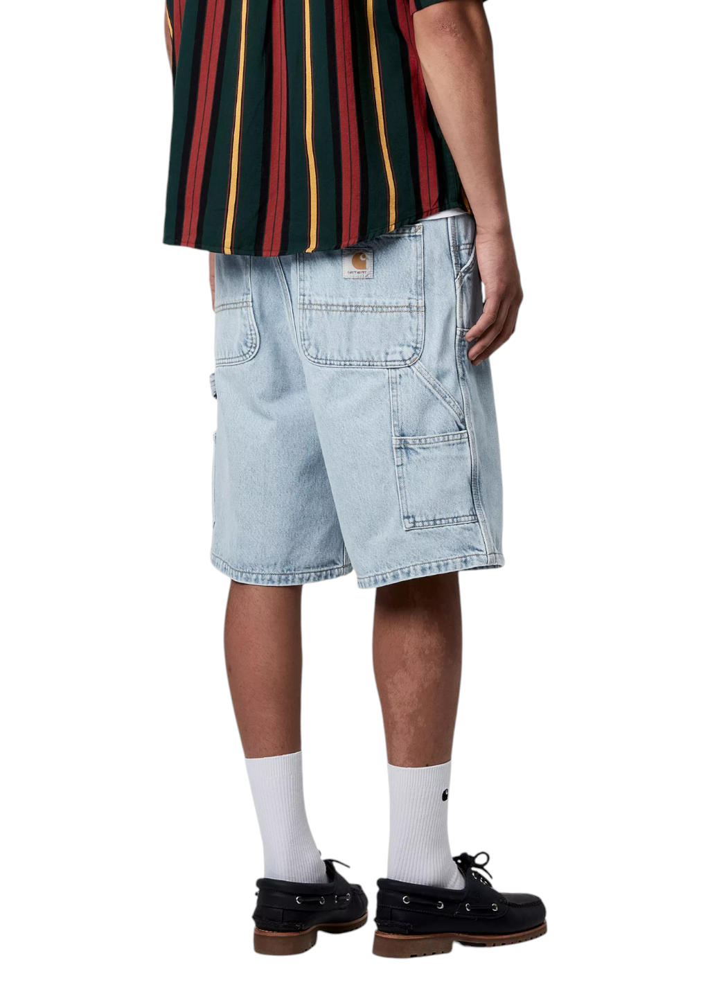 Carhartt WIP - Double Knee Short - Blue Heavy Stone Bleached Carhartt WIP - Double Knee Short - Blue Heavy Stone Bleached