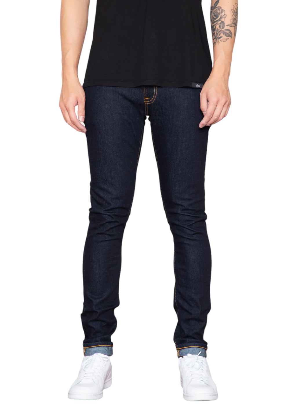 Nudie Jeans Co. - Skinny Lin Worn Indigo - Hardpressed Print Studio Inc.