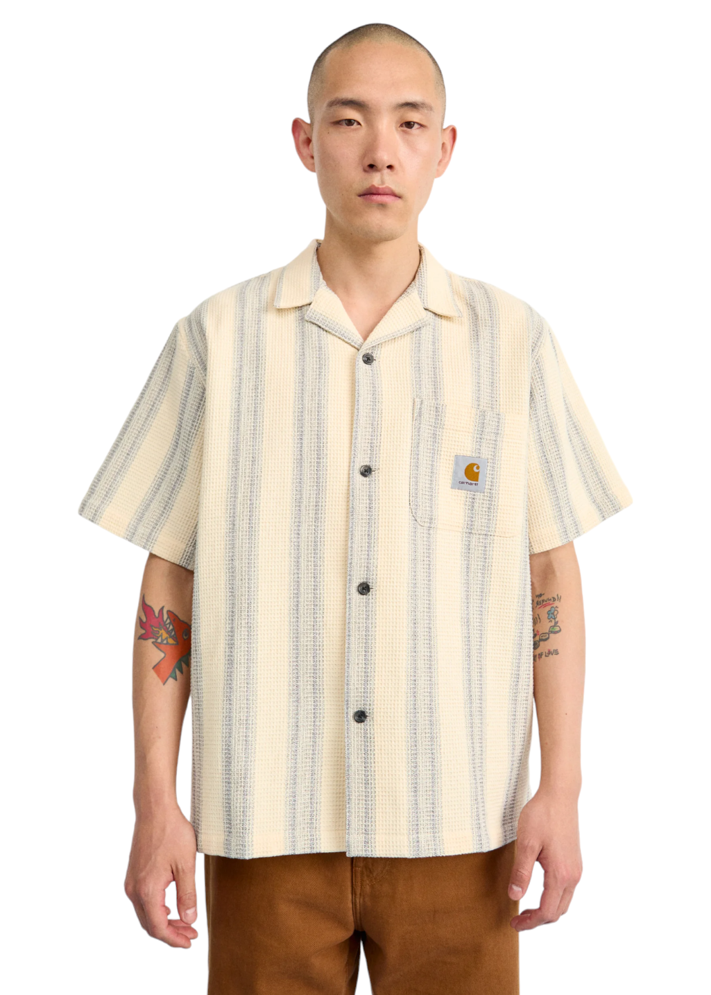 Carhartt WIP - S/S Dodson Shirt - Natural - Hardpressed Print Studio Inc.