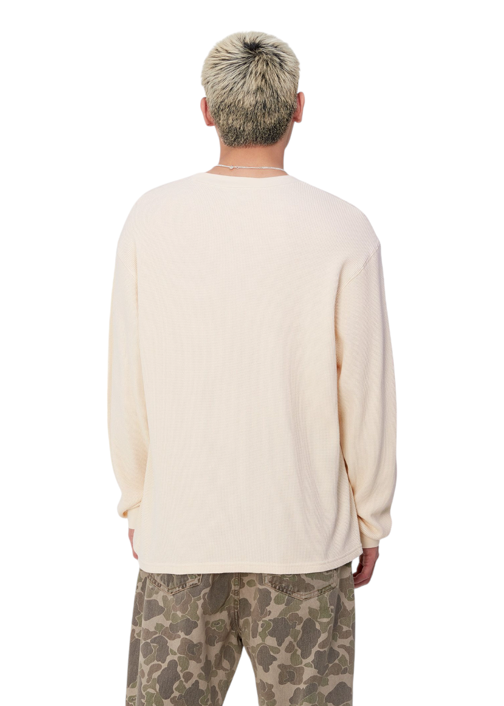 Carhartt WIP - L/S Basics Script T-Shirt - Natural/Black