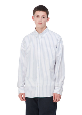 Carhartt WIP - L/S Dowlen Shirt - White/White