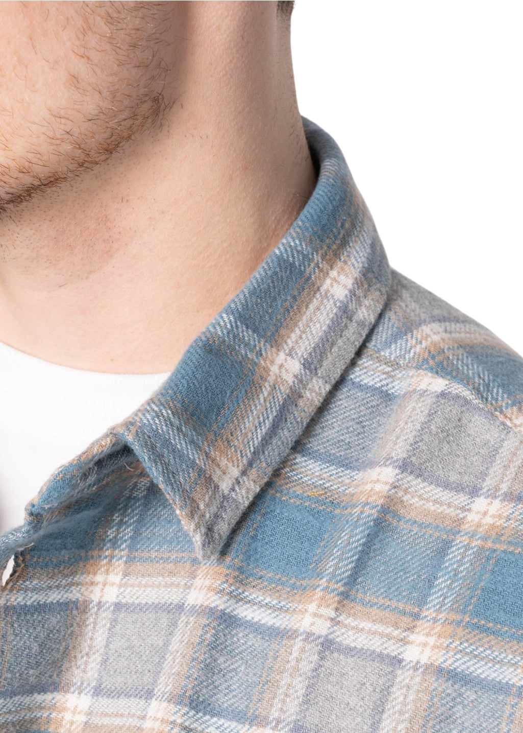Naked & Famous Denim - True Shirt - Soft Brushed Faded Flannel