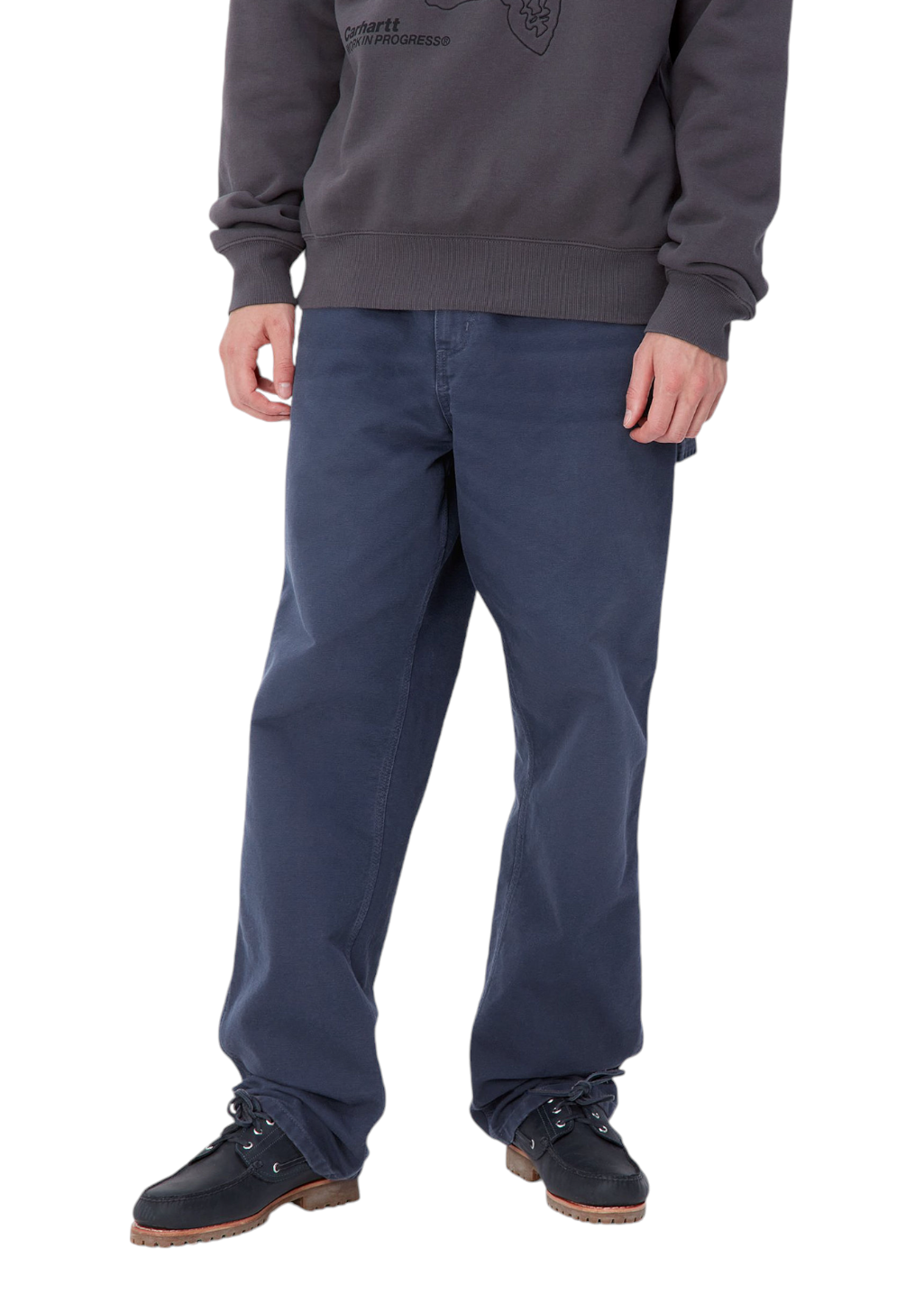 Carhartt WIP - Single Knee Pant - Air Force Blue, Aged Canvas