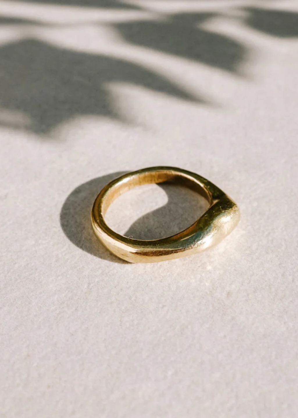 SONNY - Vonda Ring - Brass - Hardpressed Print Studio Inc.