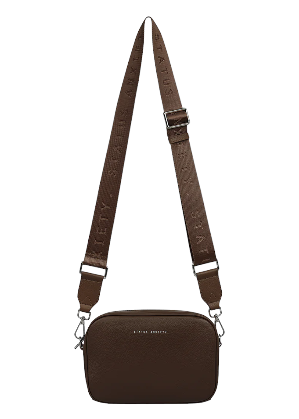 Status Anxiety Plunder Bag with Webbed Strap Hardpressed Print Studio Inc