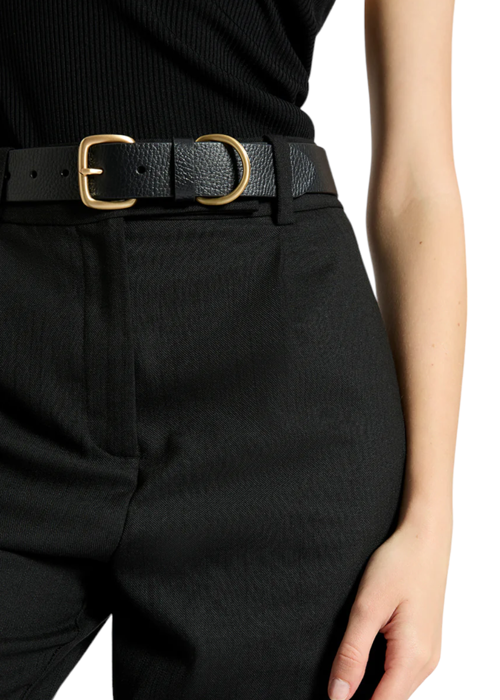 Status Anxiety - Disarm Belt - Black/Gold - Hardpressed Print Studio Inc.