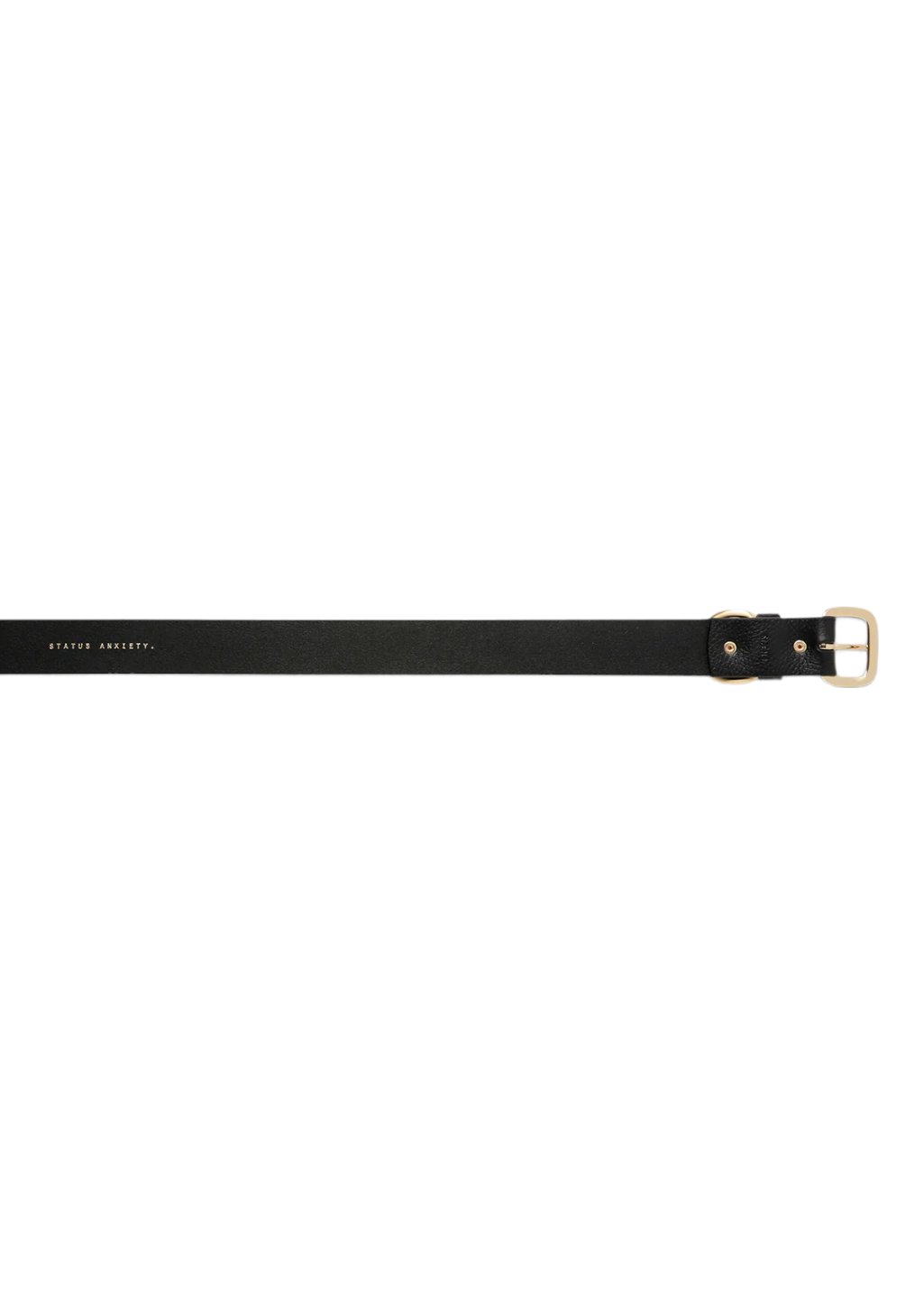 Status Anxiety - Disarm Belt - Black/Gold - Hardpressed Print Studio Inc.