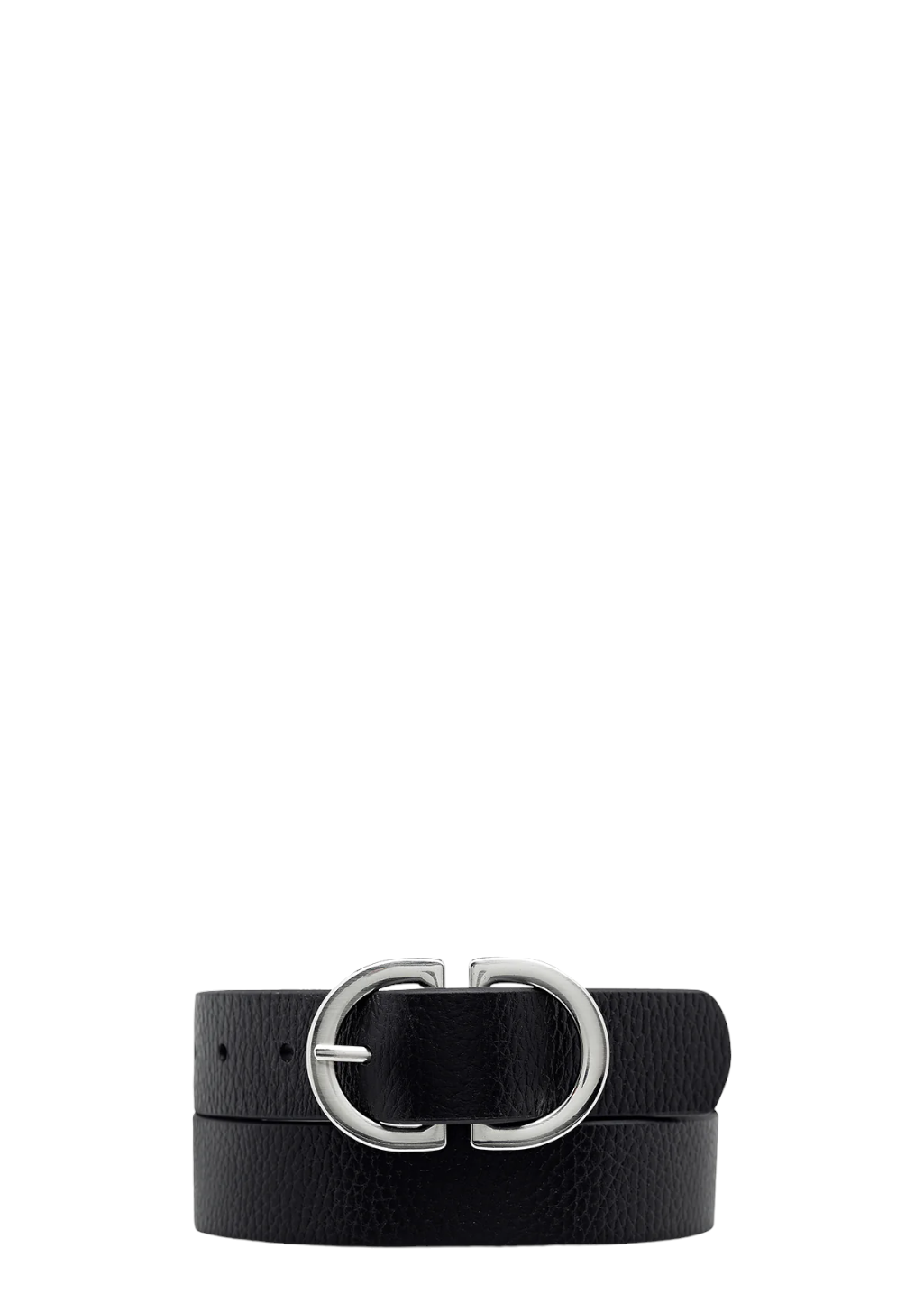 Status Anxiety - In Reverse Belt - Black/Silver - Hardpressed Print Studio Inc.