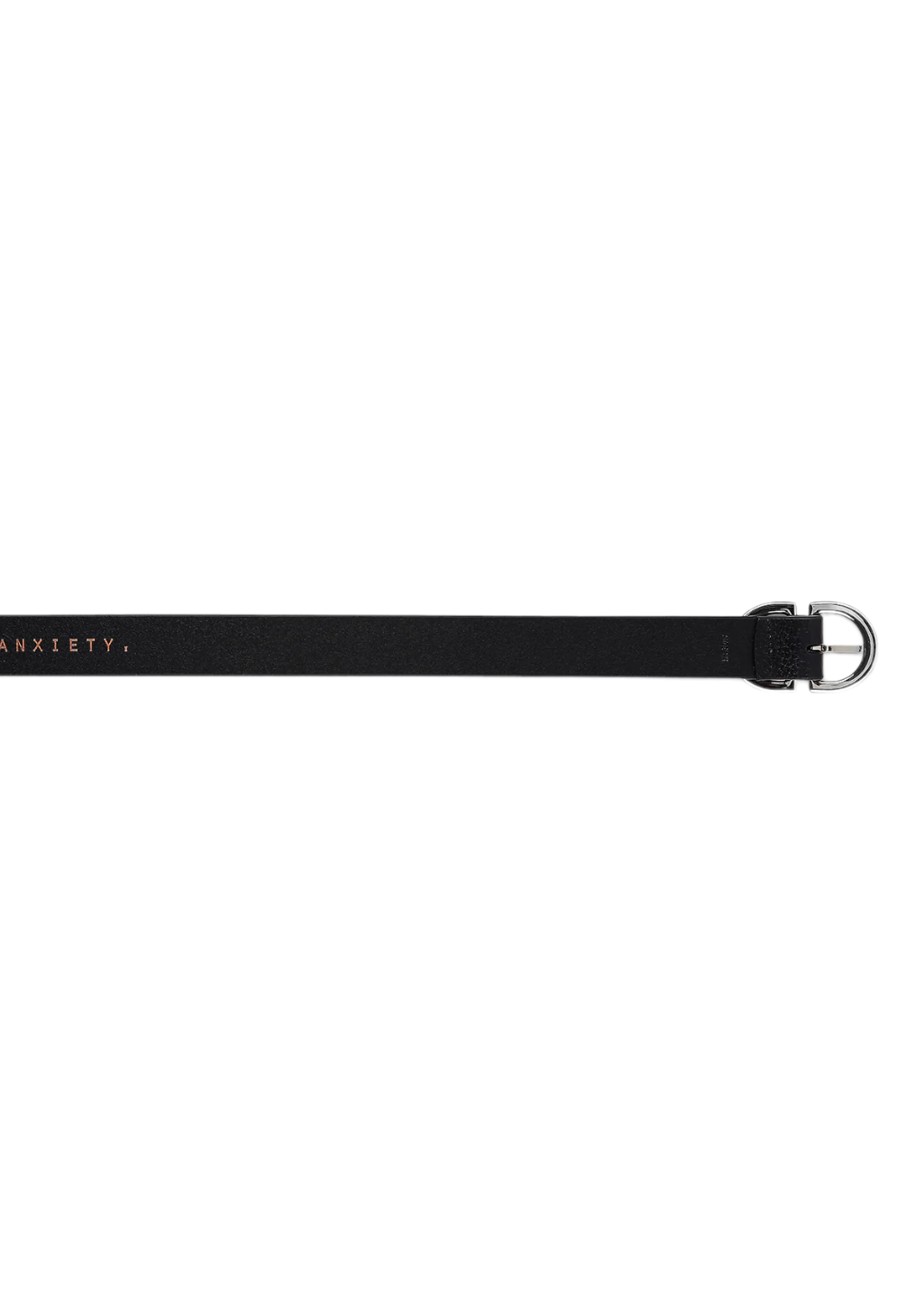 Status Anxiety - In Reverse Belt - Black/Silver - Hardpressed Print Studio Inc.