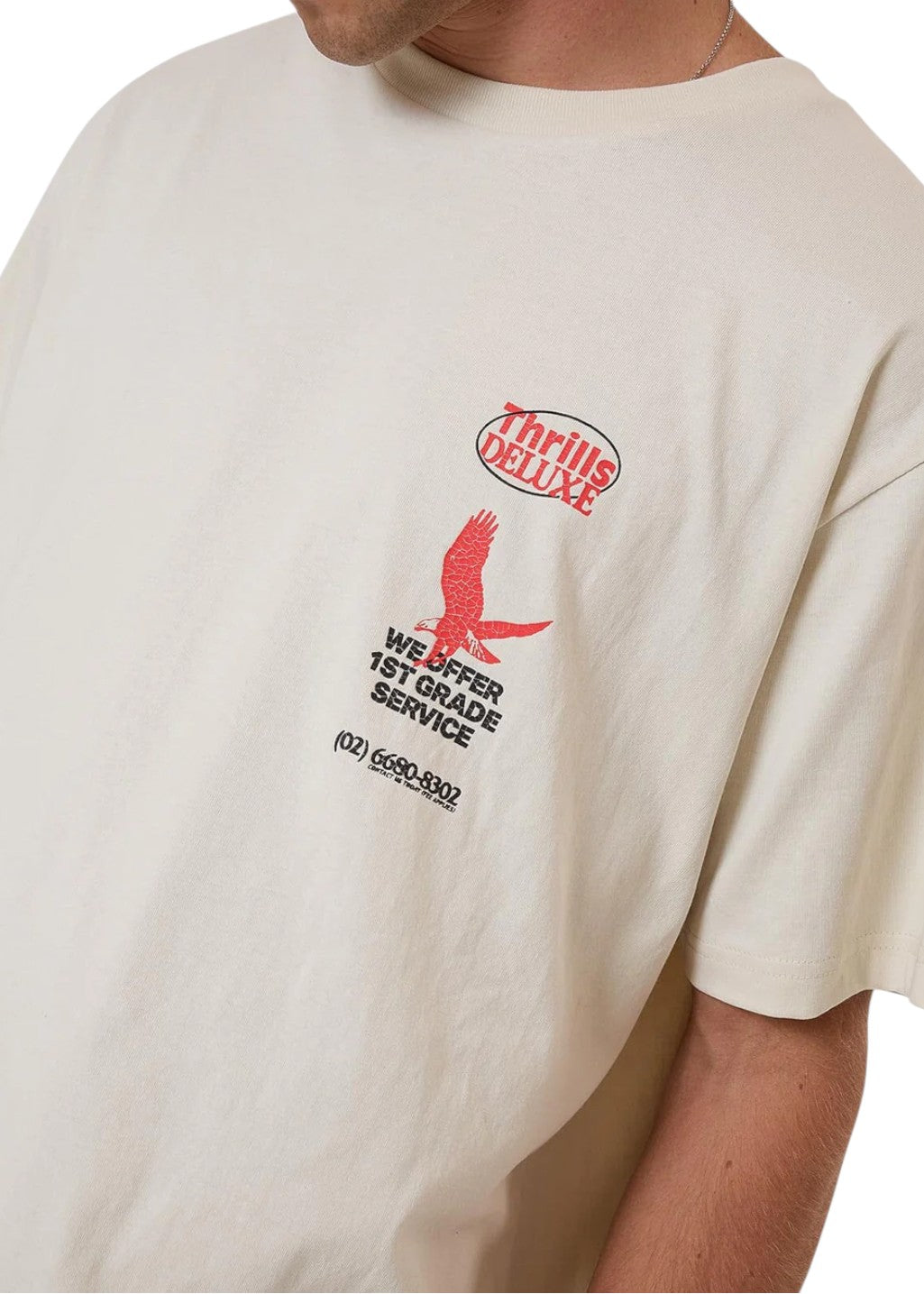 THRILLS - 1st Grade Service Merch Fit Tee - Heritage White