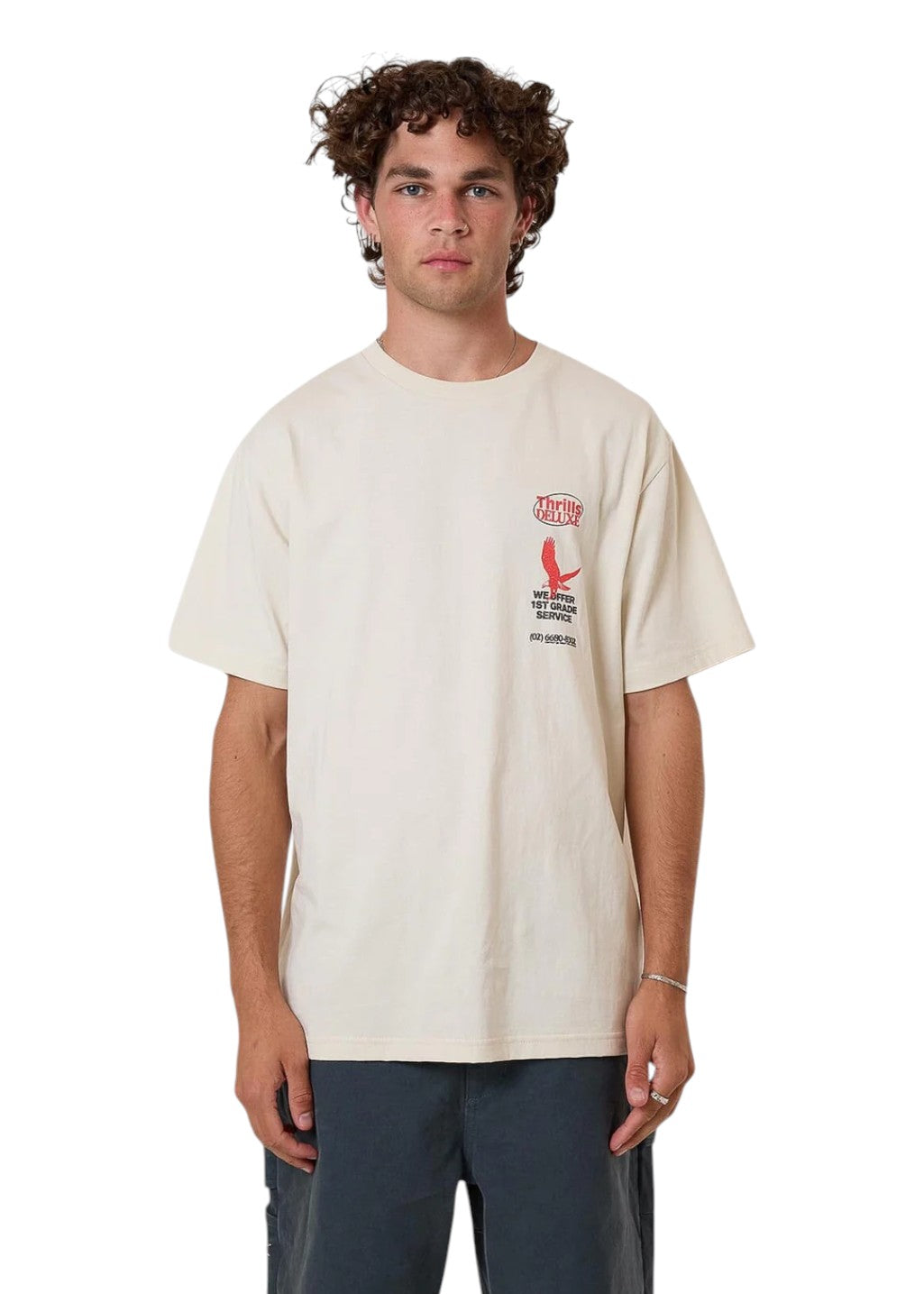 THRILLS - 1st Grade Service Merch Fit Tee - Heritage White