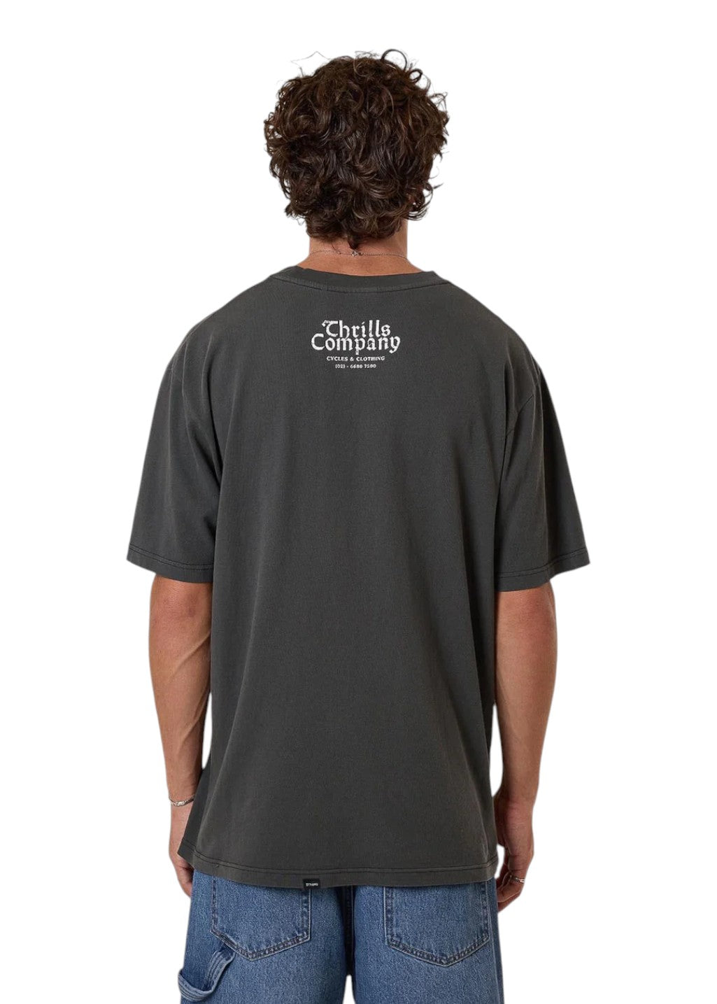 THRILLS - Flight Risk Oversize Fit Tee - Merch Black