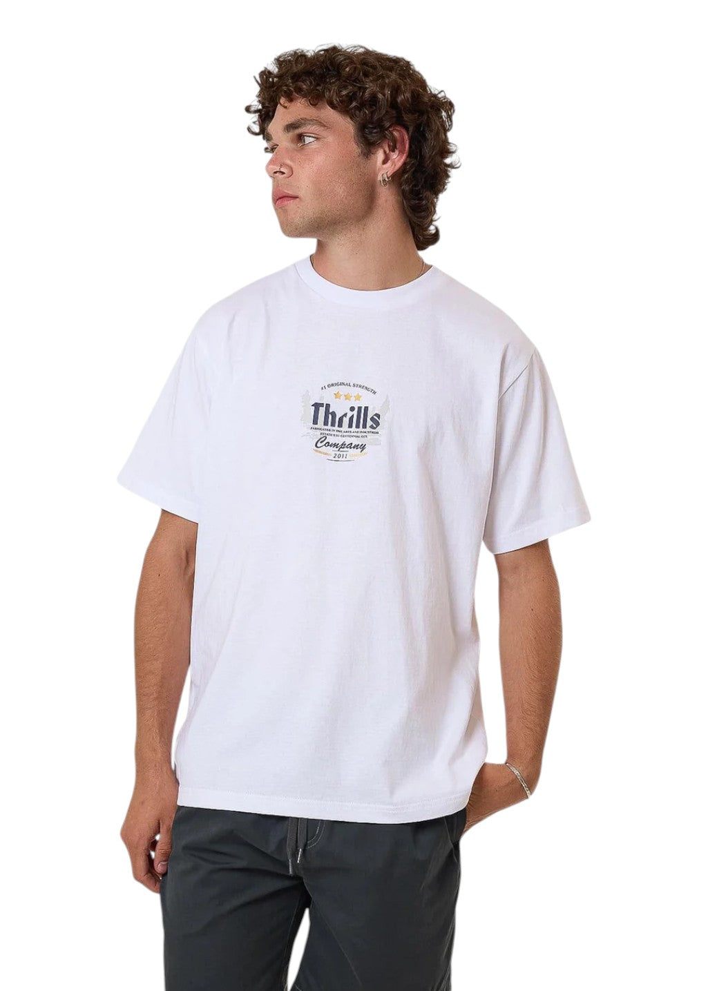 THRILLS - OG Strength Merch Fit Tee - White