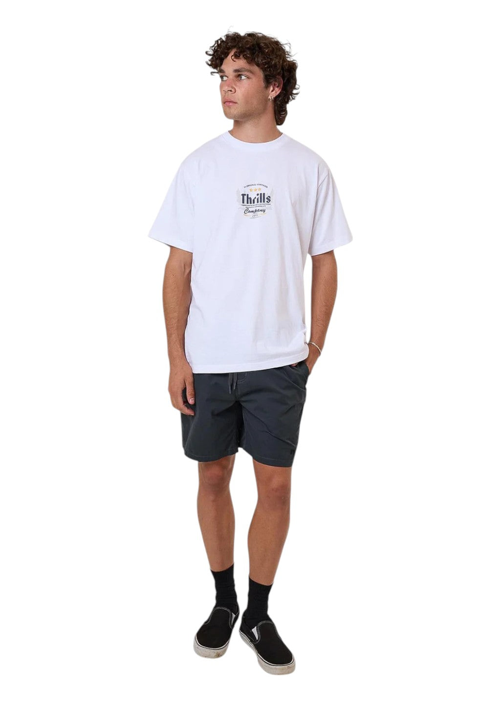THRILLS - OG Strength Merch Fit Tee - White