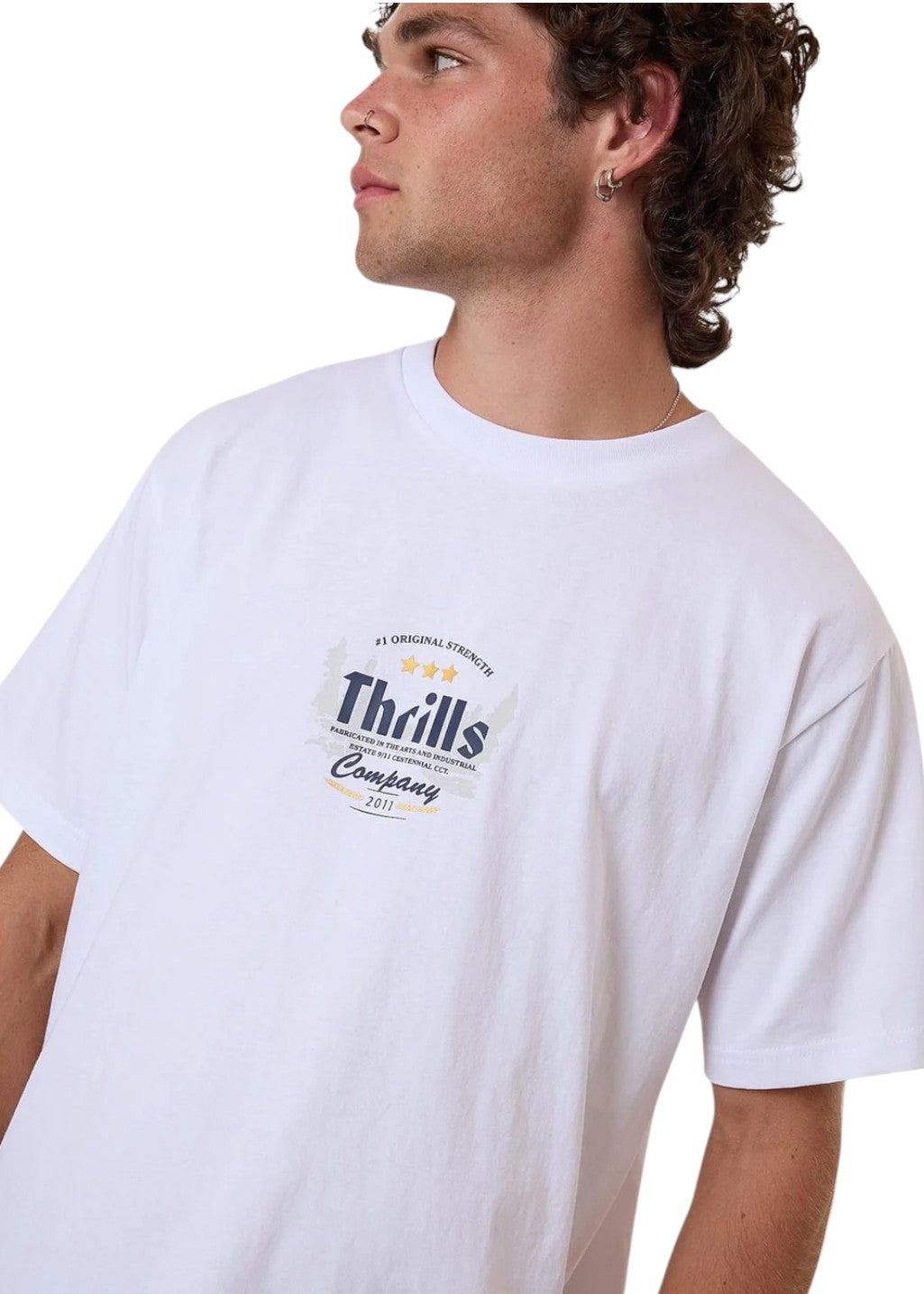 THRILLS - OG Strength Merch Fit Tee - White