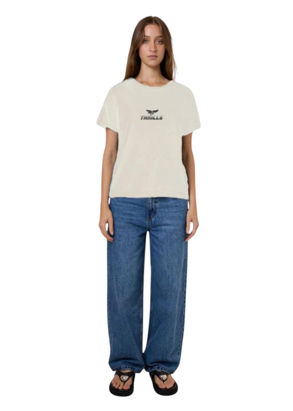 THRILLS - Paradise Before Anarchy Relaxed Tee - Heritage White