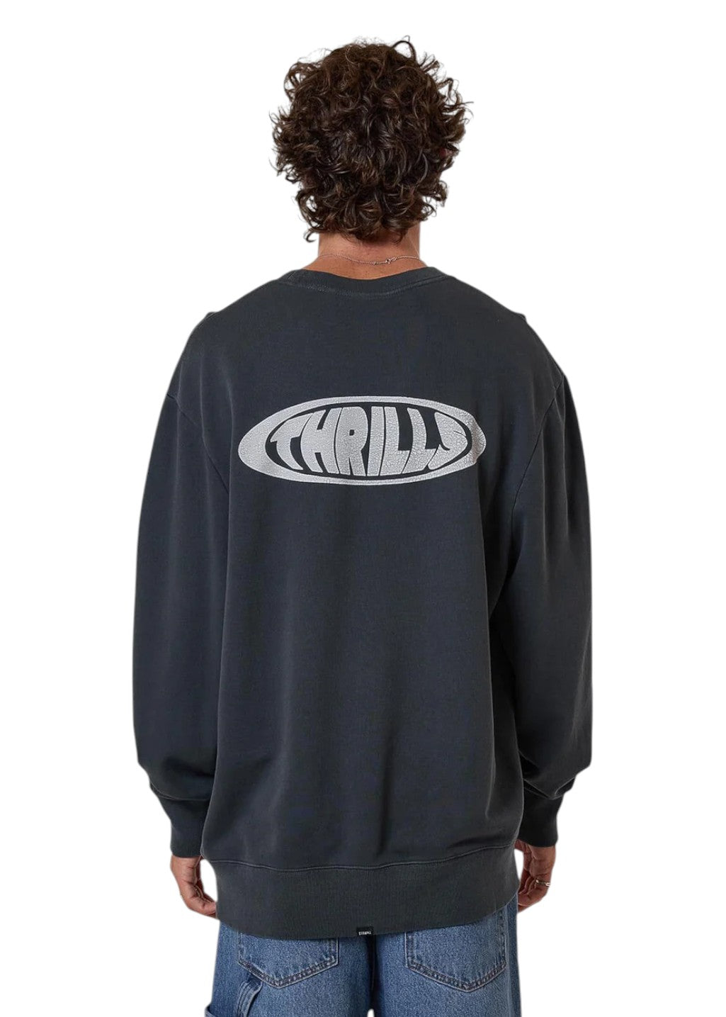 THRILLS - Shadowless Oversize Crew - Ebony