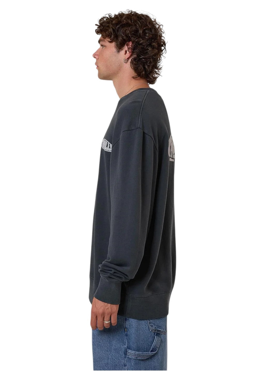 THRILLS - Shadowless Oversize Crew - Ebony