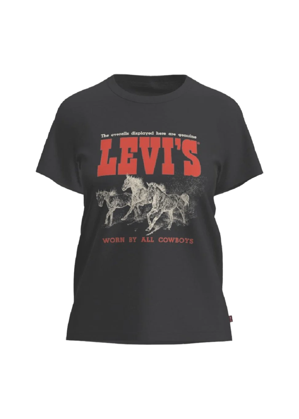 Levi's - The Perfect Tee - Horse Trio Black Oyster - Hardpressed Print Studio Inc.