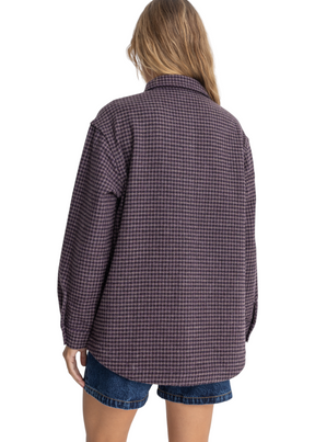 Rhythm - Shorebreak Shacket - Plum - Hardpressed Print Studio Inc.